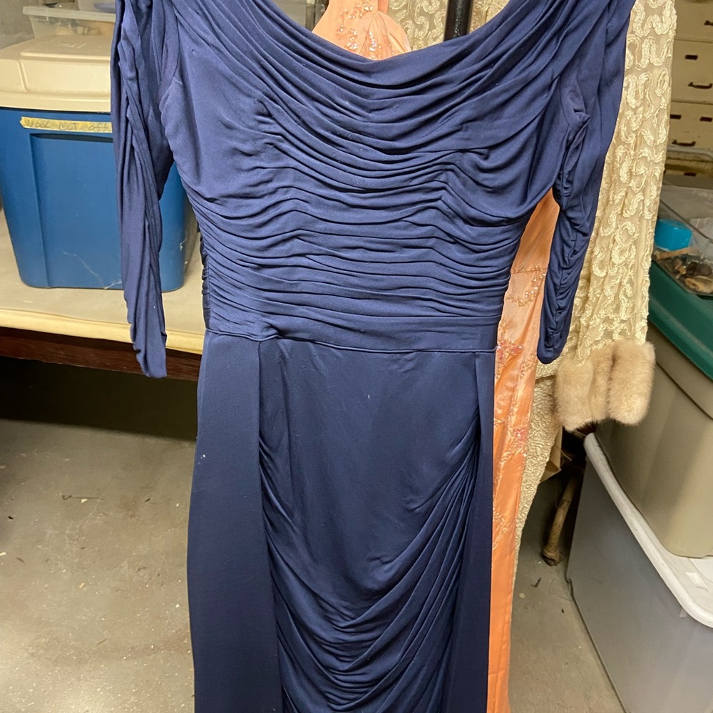 Vintage navy blue dress